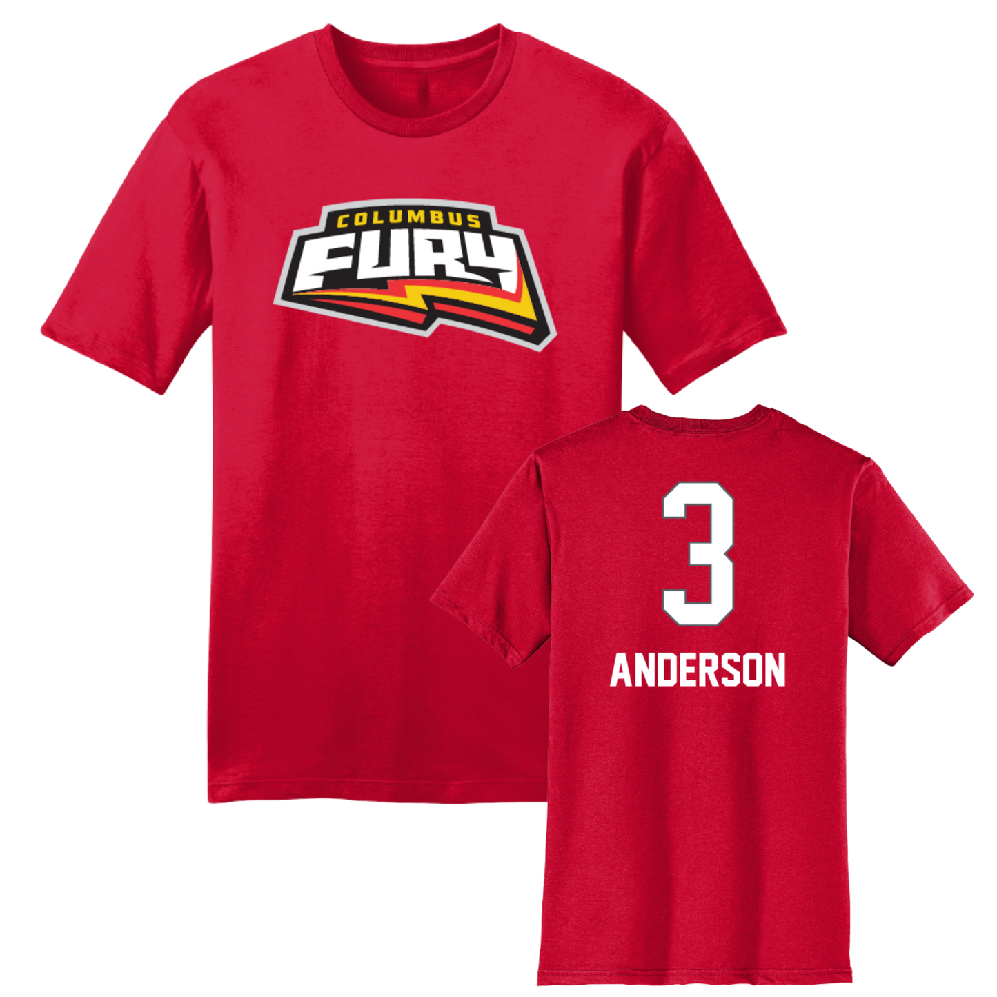 Columbus Fury Jersey T-Shirt - Anderson