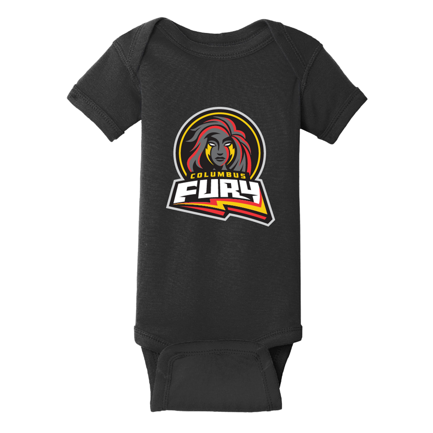 Columbus Fury Infant / Toddler Primary Logo Onesie 