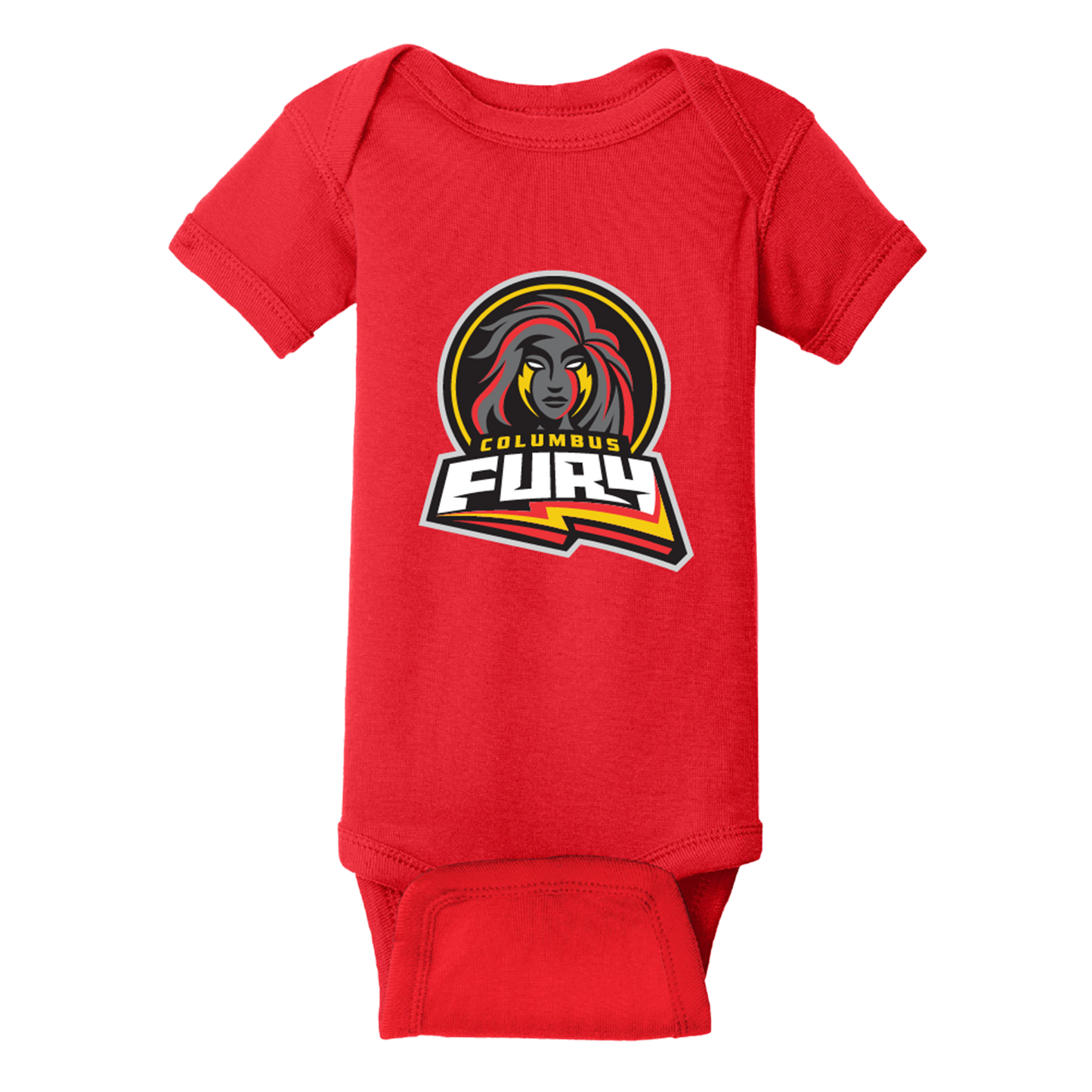 Columbus Fury Infant / Toddler Primary Logo Onesie 