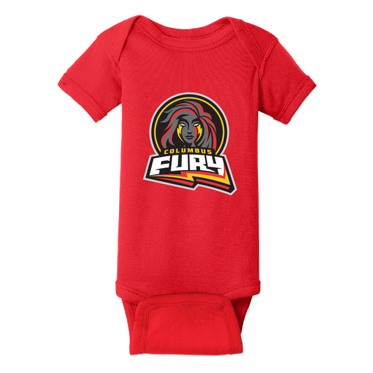 Columbus Fury Infant / Toddler Primary Logo Onesie 