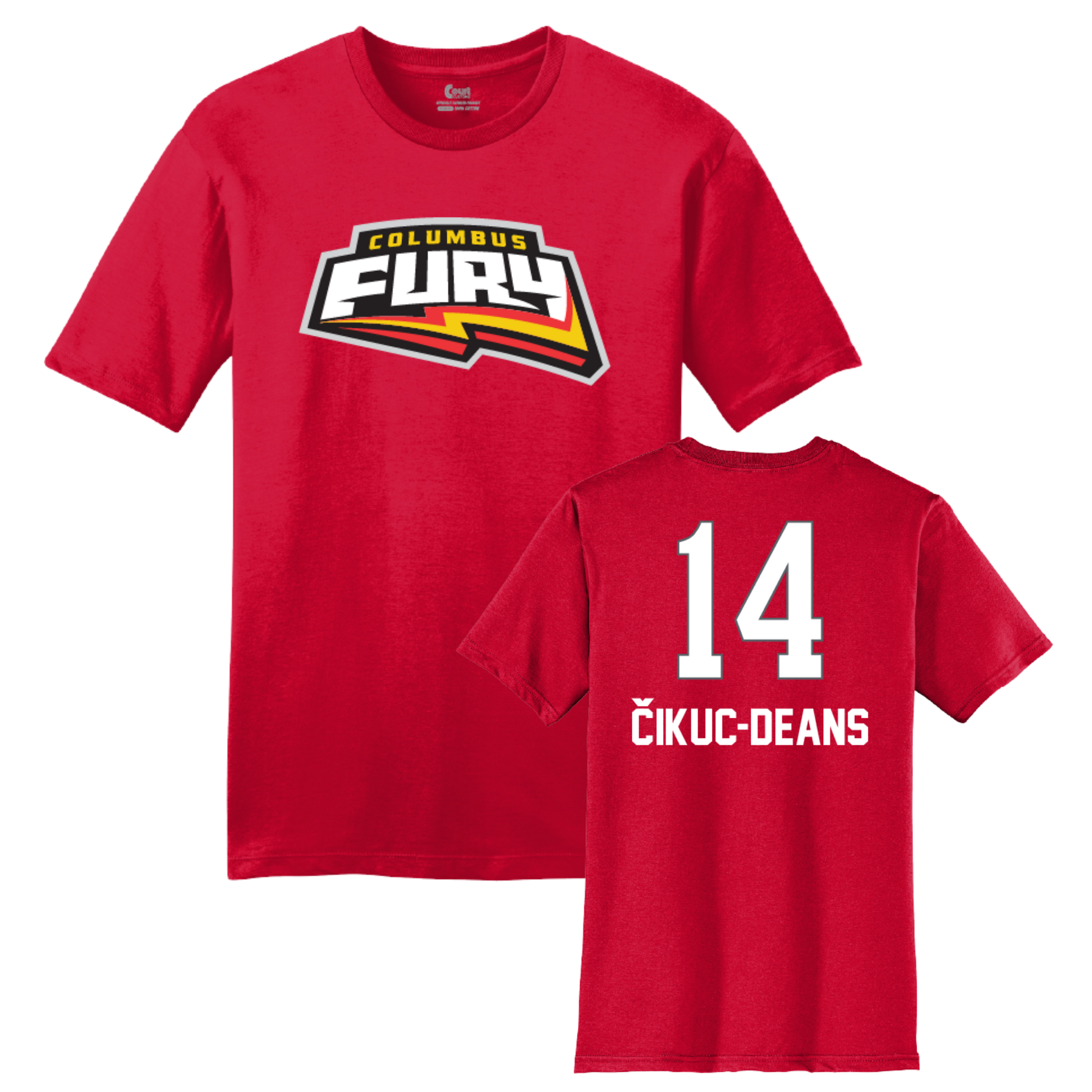 Columbus Fury Jersey T-Shirt - Cikuc-Deans