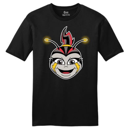 Columbus Fury Lumi Face T-Shirt Black Front