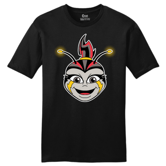 Columbus Fury Lumi Face T-Shirt Black Front