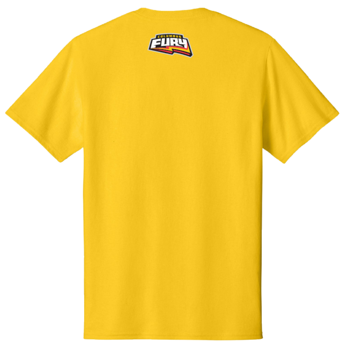 Columbus Fury Lumi Face T-Shirt Lemon Back