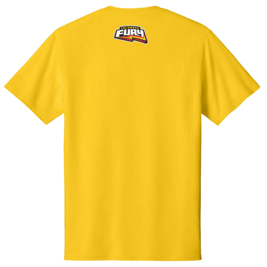 Columbus Fury Lumi Face T-Shirt Lemon Back