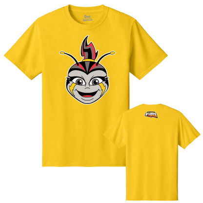 Columbus Fury Lumi Face T-Shirt Lemon Both