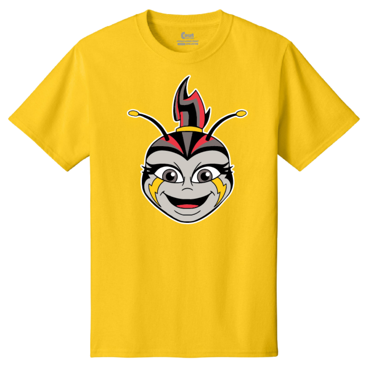 Columbus Fury Lumi Face T-Shirt Lemon Front