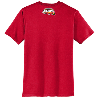 Columbus Fury Lumi Face T-Shirt Red Back