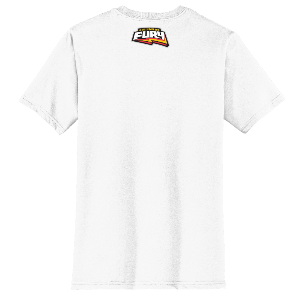 Columbus Fury Lumi Face T-Shirt White Back
