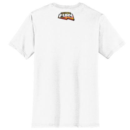 Columbus Fury Lumi Face T-Shirt White Back