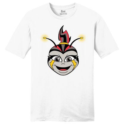 Columbus Fury Lumi Face T-Shirt White Front