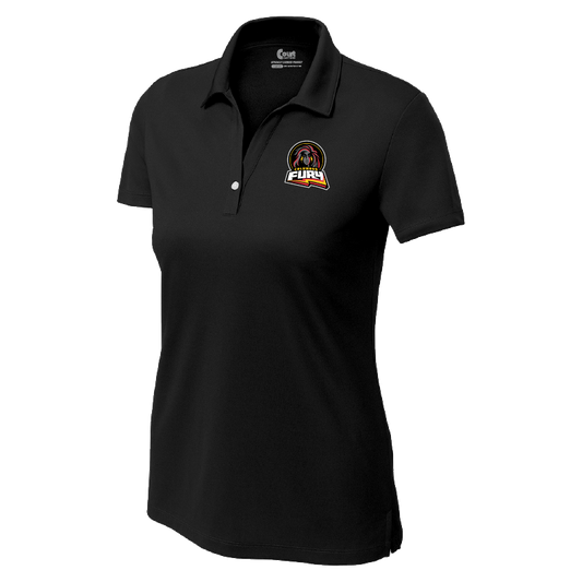 Columbus Fury Womens Primary Logo Polo