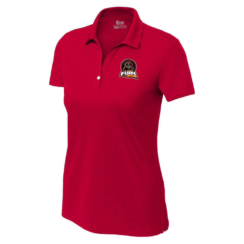 Columbus Fury Womens Primary Logo Polo