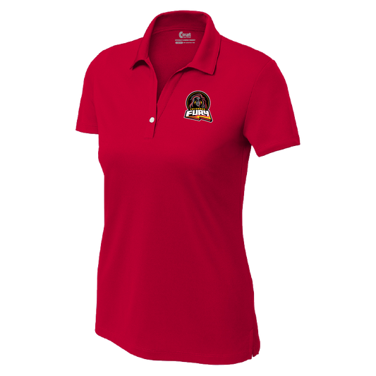 Columbus Fury Womens Primary Logo Polo