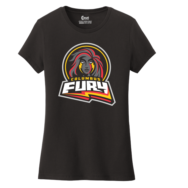 Columbus Fury Womens Primary Logo T-Shirt