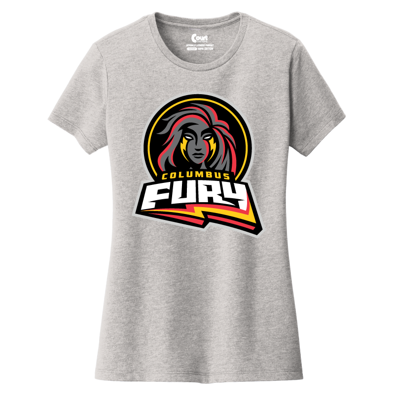 Columbus Fury Womens Primary Logo T-Shirt