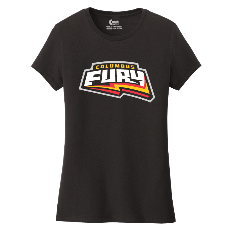 Columbus Fury Womens Wordmark T-Shirt