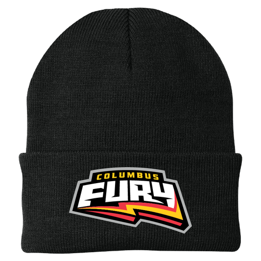 Columbus Fury Wordmark Beanie
