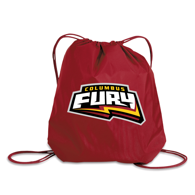 Columbus Fury Wordmark Cinch Bag