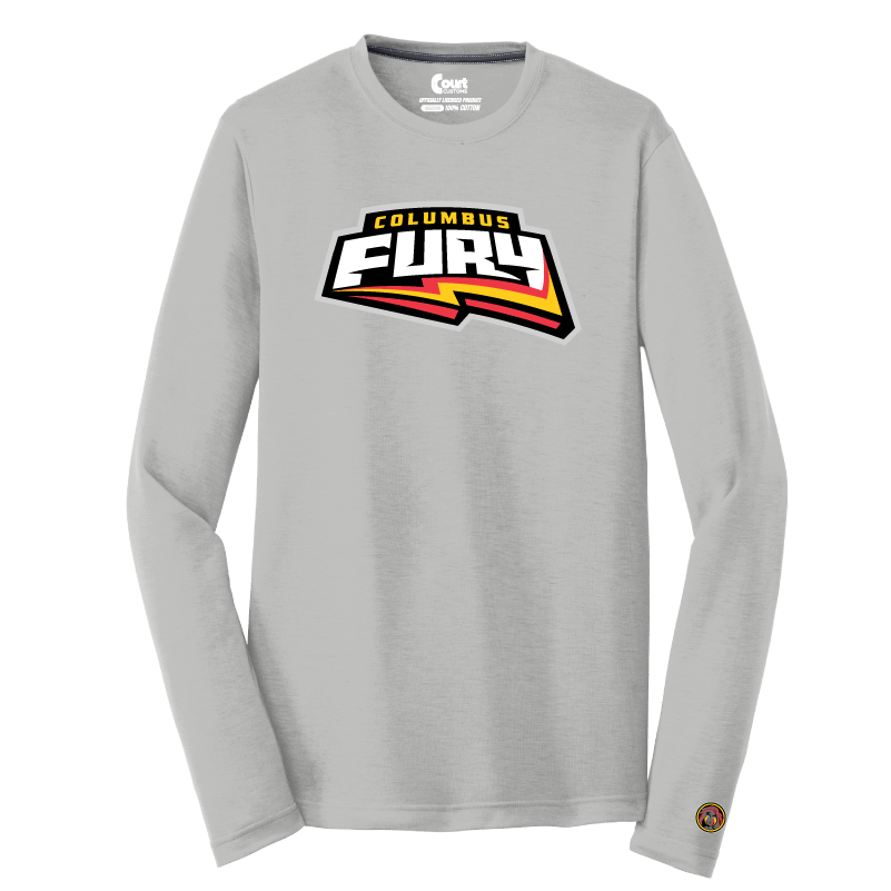 Columbus Fury Wordmark Performance Long Sleeve T-Shirt