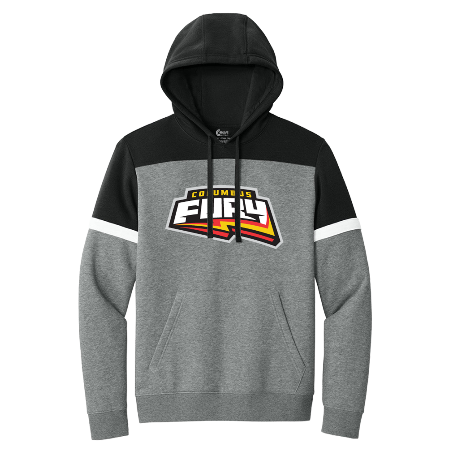 Columbus Fury Wordmark Sideline Colorblock Hoodie
