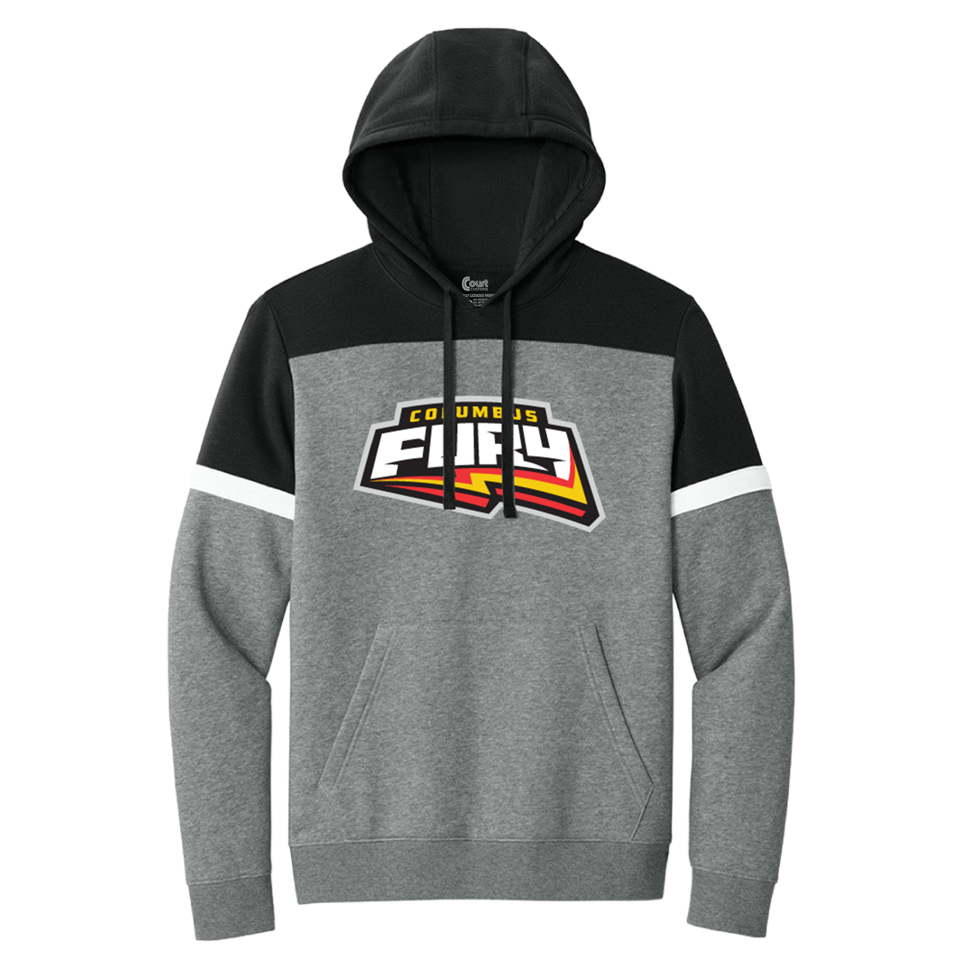 Columbus Fury Wordmark Sideline Colorblock Hoodie