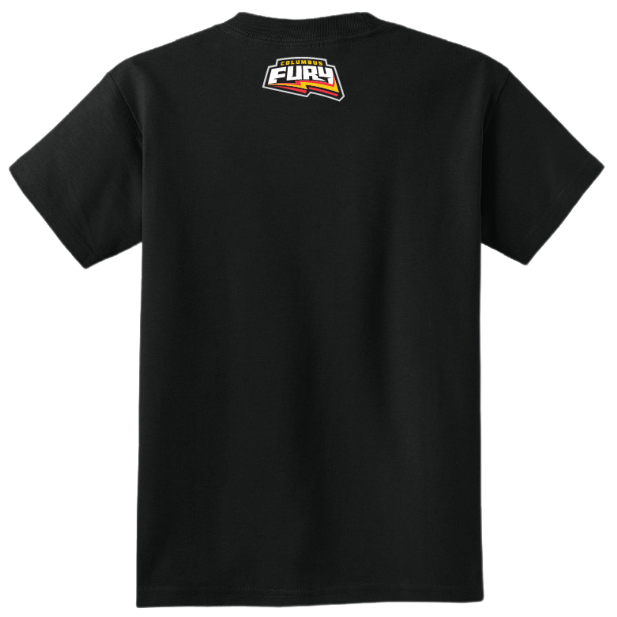 Columbus Fury Youth Lumi Face T-Shirt Black Back