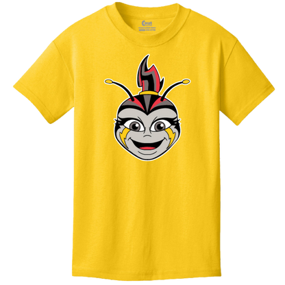 Columbus Fury Youth Lumi Face T-Shirt Lemon Front