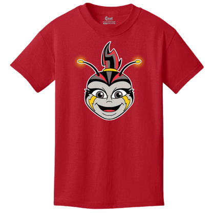 Columbus Fury Youth Lumi Face T-Shirt Red Front