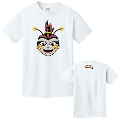 Columbus Fury Youth Lumi Face T-Shirt White Both
