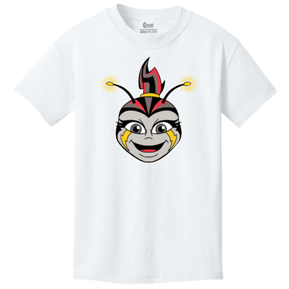 Columbus Fury Youth Lumi Face T-Shirt White Front