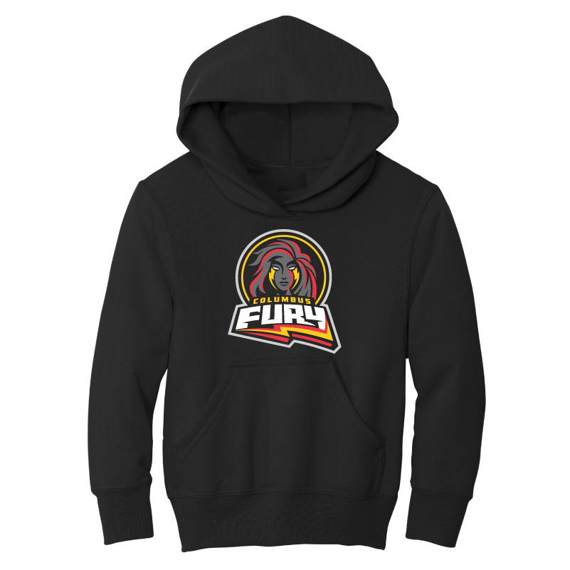 Columbus Fury Youth Primary Logo Hoodie