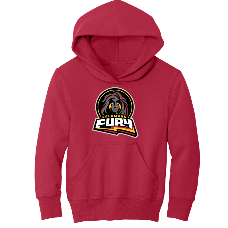 Columbus Fury Youth Primary Logo Hoodie