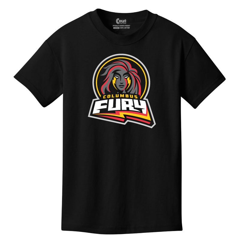 Columbus Fury Youth Primary Logo T-Shirt