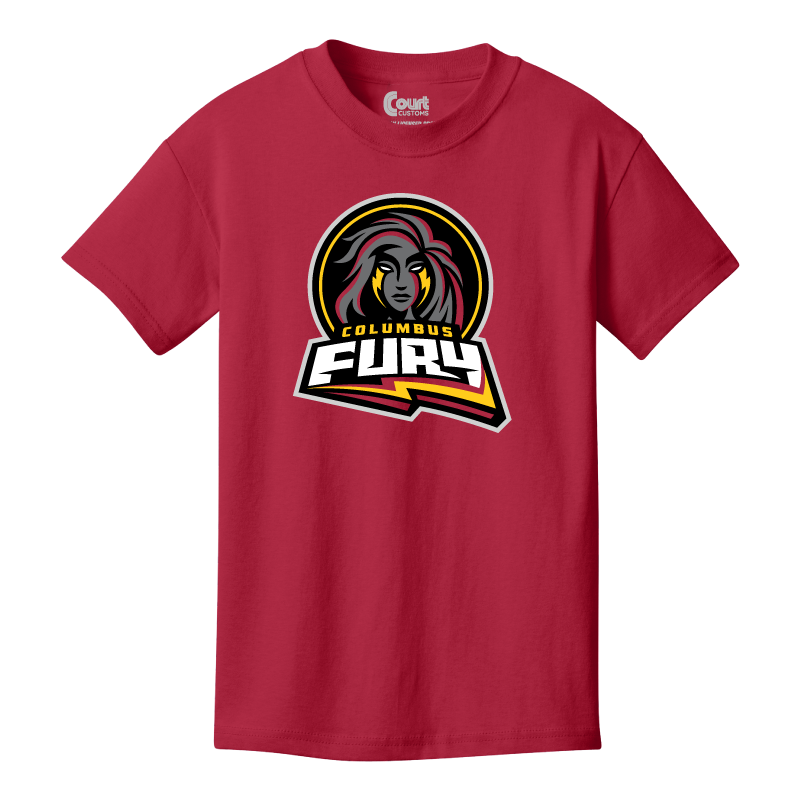 Columbus Fury Youth Primary Logo T-Shirt