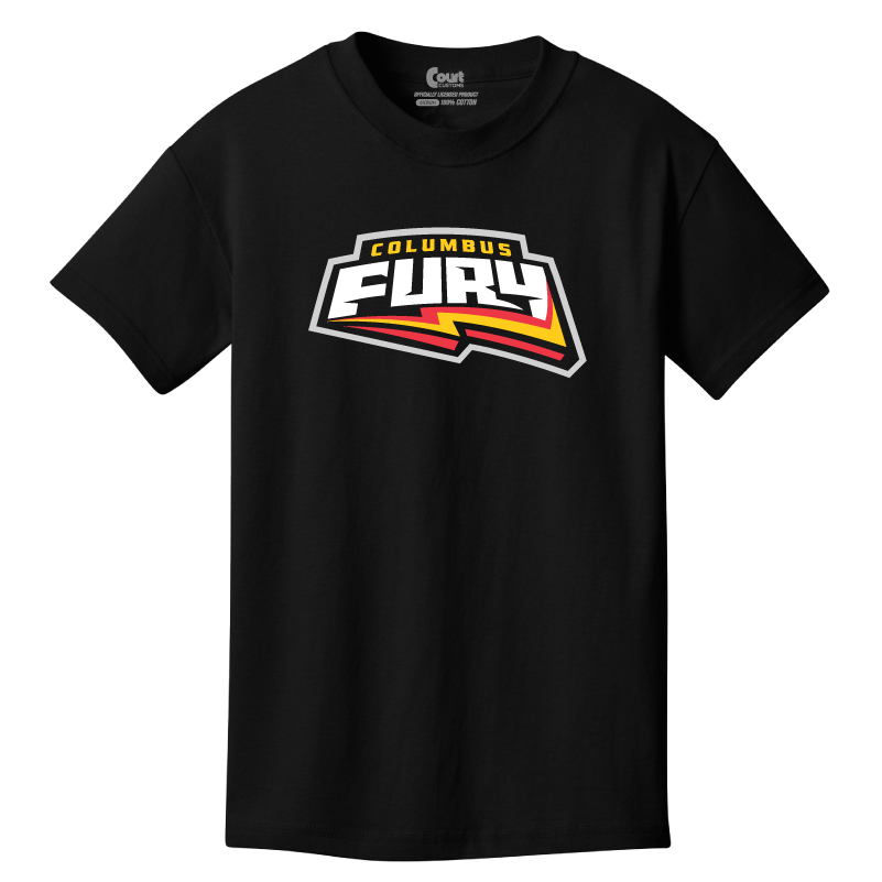 Columbus Fury Youth Wordmark T-Shirt