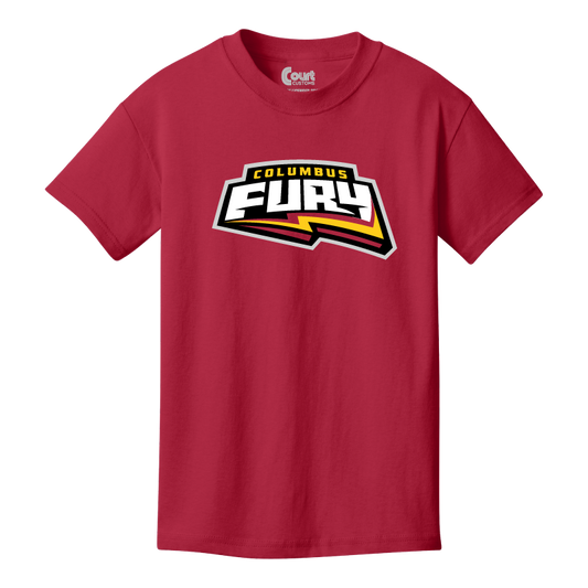 Columbus Fury Youth Wordmark T-Shirt
